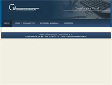 Tablet Screenshot of leyes.gvamundial.com.mx